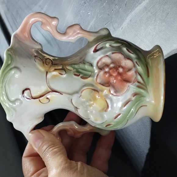 Made in Brazil ceramic pottery lustreware vase vintage vase lusterware - Picture 9 of 9